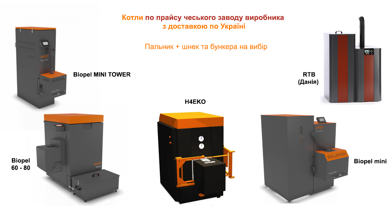 Пелетні котли Biopel / RTB / H4 EKO 3 - 80 кВт.